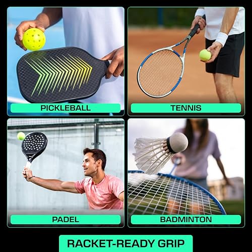 Miniatura 6 de Lux DualGrip™ Pickleball Grip Socks - Calcetines de compresión atléticos acolchados para hombres y mujeres para tenis, pádel y bádminton