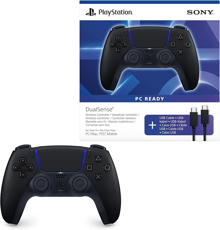 Playstation Sony, Manette 5 officielle DualSense, Sans fil, Compatible PC Windows, Mac, Consoles PS5