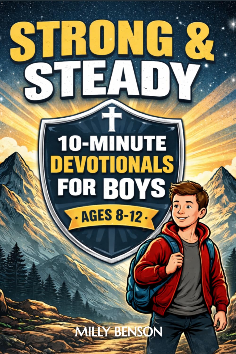 Strong & Steady: 10-Minute Daily Christian Devotionals for Preteen Boys to Grow Faith, Courage, and Quiet Confidence (Faith for the Journey Series)