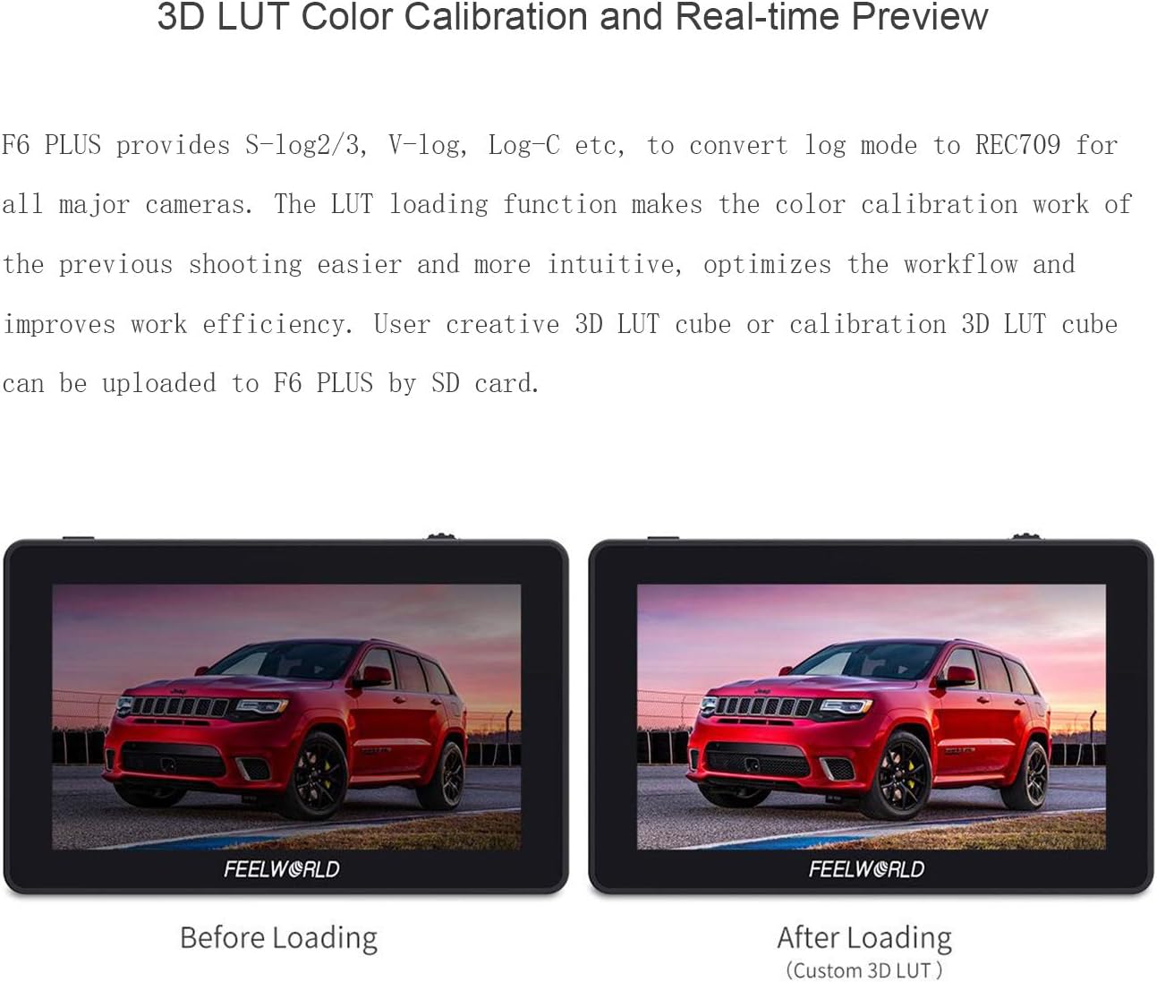 Bеѕt Dеаl Feelworld F6 Plus 5.5 Inch 3D LUT Touch Screen 4K HDMI Field Monitor with Histogram, Peaking, Embedded Audio, Exposure, False Color, Zoom, Pixel to Pixel for DSLR Cameras, Camcorders Blасk Frіdау 🔥 Feelworld F6 Plus 5.5 Inch 3D LUT Touch Screen 4K HDMI Field Monitor with Histogram, Peaking, Embedded Audio, Exposure, False Color, Zoom, Pixel to Pixel for DSLR Cameras, Camcorders