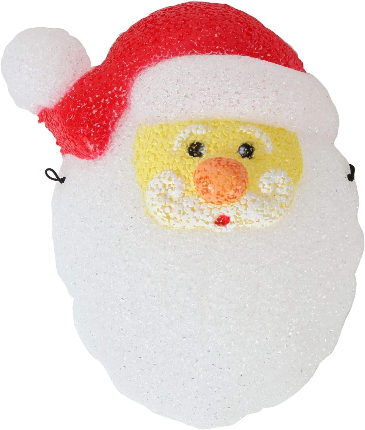 Santa Porch Light Covers - Set Of 2 Outdoor Christmas Decorations That Light Up