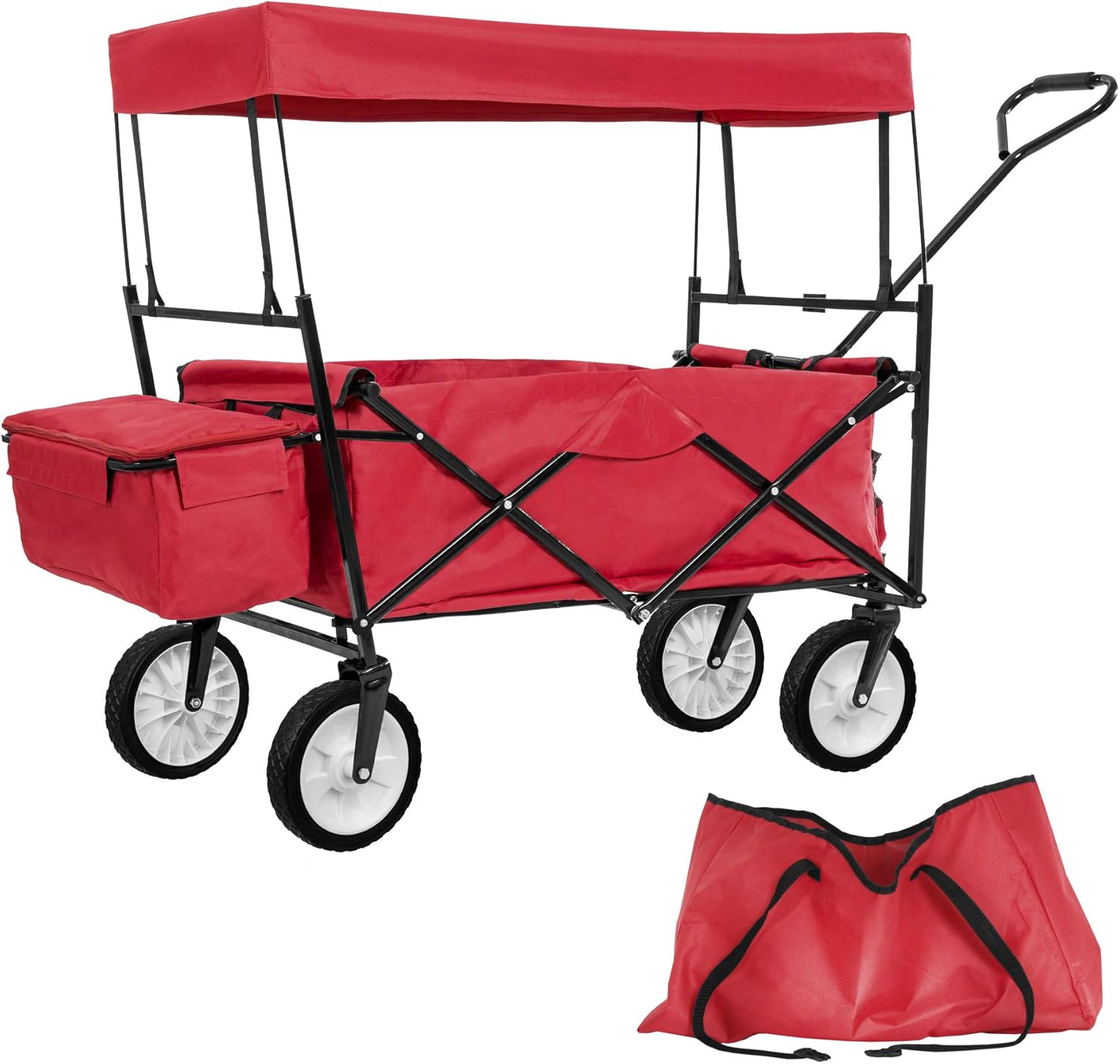 foldable pull along wagon