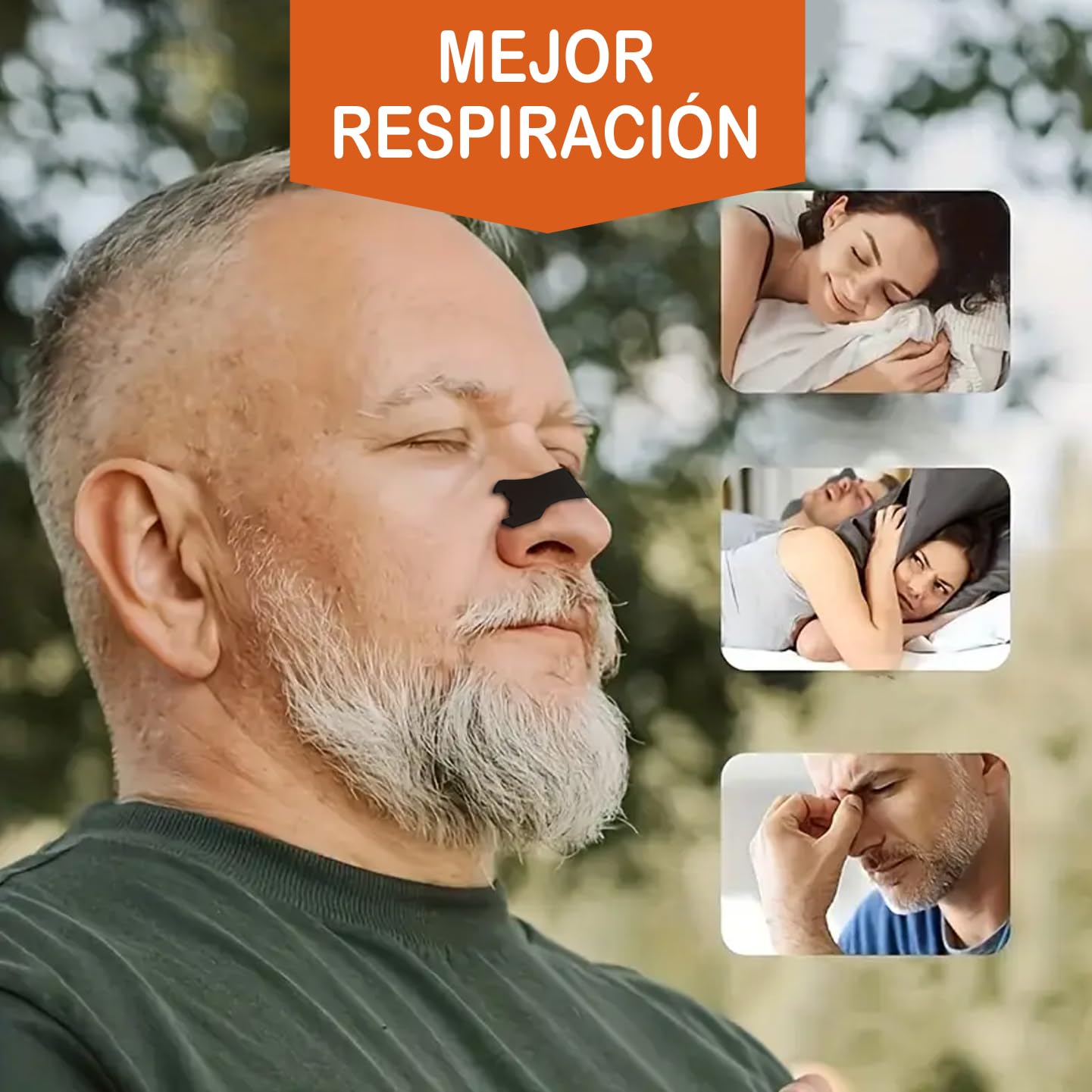 PACK PREMIUM 60 Tiras Nasales Antironquidos Para Dormir Breathe Right Tiras Nasales Ronquidos Soluciones Tiritas Nariz Respirar Mejor Por La Nariz Tiras Antironquidos Nasal Strips Dejar De Roncar