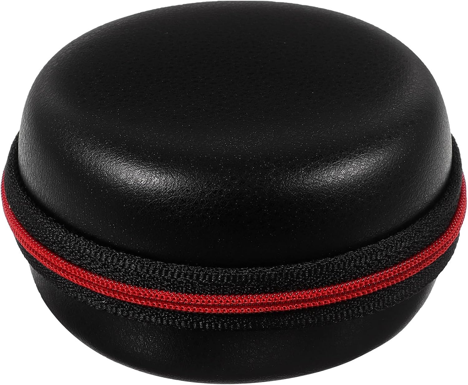 ARTIBETTER Compact Black Woven Cloth Watch Storage Bag for Ladies with Zipper Closure, Environmental-friendly Mini Sundries Organizer for Home and Outdoor Use