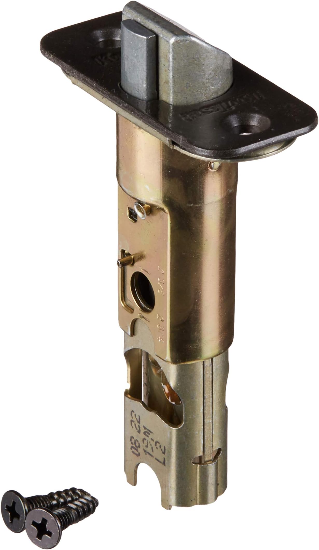 Kwikset 82247 RCAL Adjustable Backset Entry Deadlatch, Venetian Bronze