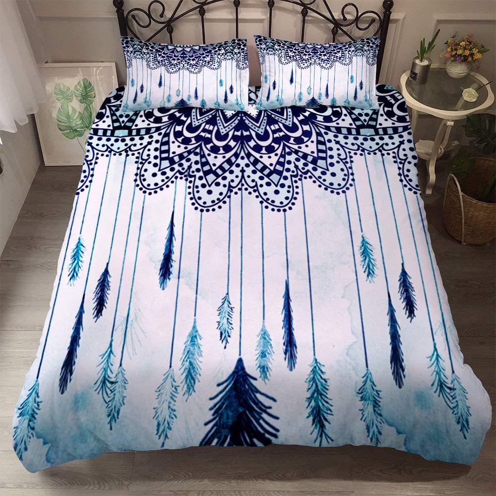 Housse de couette douce et confortable Zweig 260x240 en microfibre coton haute qualité