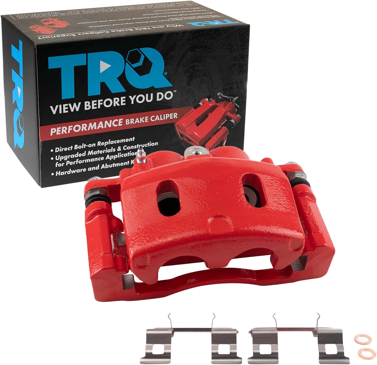 TRQ Front Left Brake Caliper Compatible with 2007-2008 Cadillac 2005-2008 Chevrolet GMC