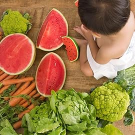 Oli & Carol Natural Rubber Teether - Fruit Shaped Teething Toy for Babies 0-12 Months | Baby Teething Relief | Teethers for Infants 0-6 & 6-12 Months | Natural Hevea Rubber (Wally The Watermelon)