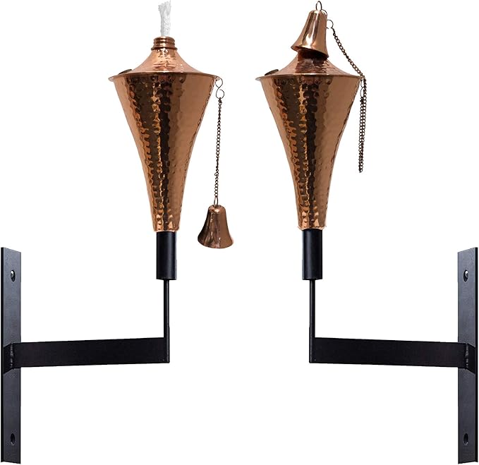 Oahu Wall Mount Oil Lamp Set of 2 Modern Wall Sconce