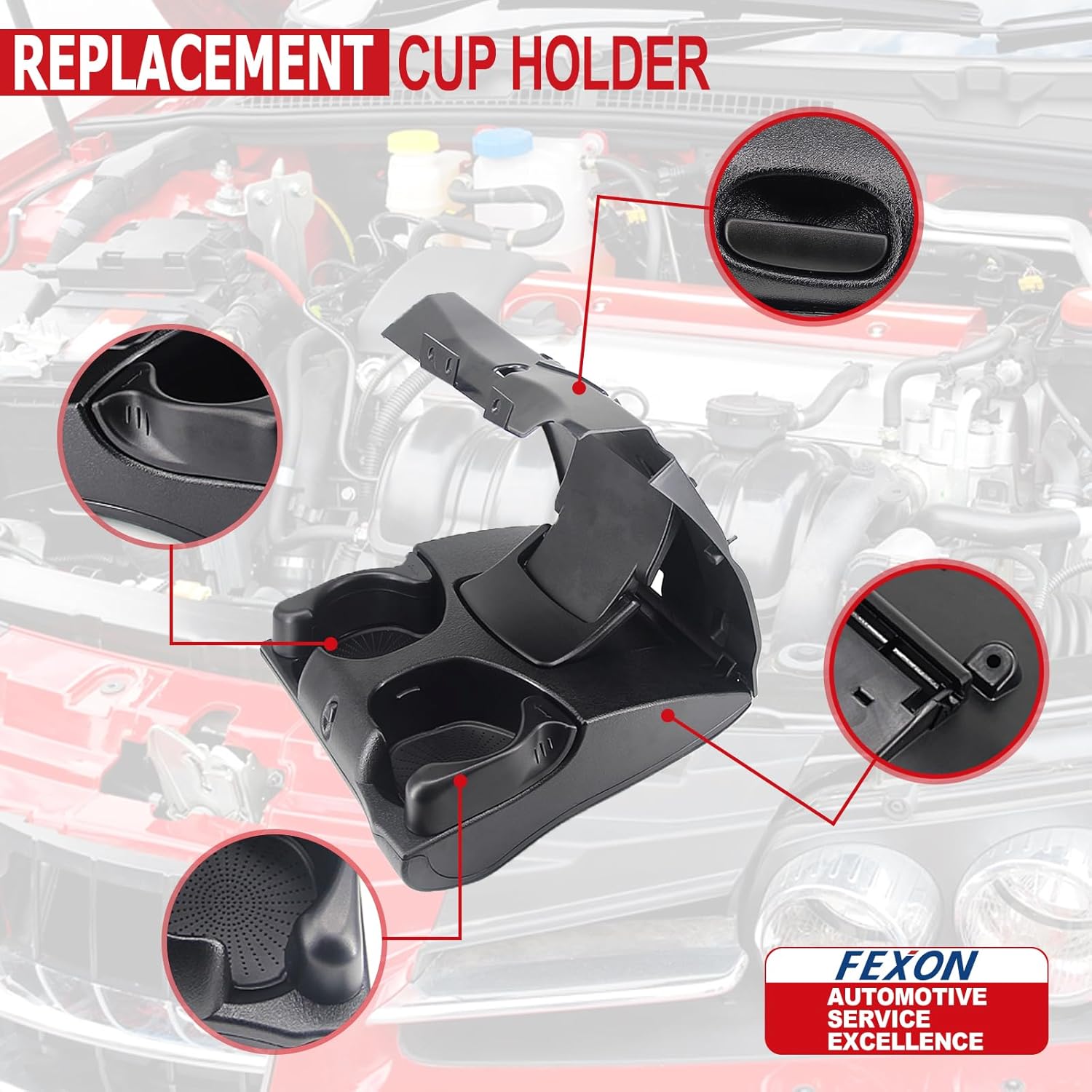 Dash Cup Holder Instrument Panel Fits for Dodge Ram 1500 1998-2001 2500 3500 1998-2003 Replaces:5FR421AZ, 5FR421AZAE