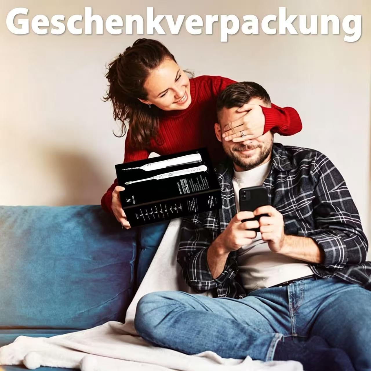 2-in-1 Mundhygiene-Set – Testsieger 2026* – Munddusche & Elektrische Zahnbürste – TÜV-geprüft – Für gesundes Zahnfleisch & gründliche Reinigung – 2000 mAh Akku, IPX7 wasserdicht – inkl. Reiseetui