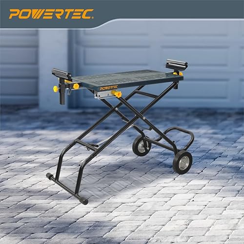 Vista 14 de POWERTEC MT4000MBA - Soporte de montaje para sierra ingletadora, juego de 2, se adapta a POWERTEC MT4000 Soporte de sierra ingletadora
