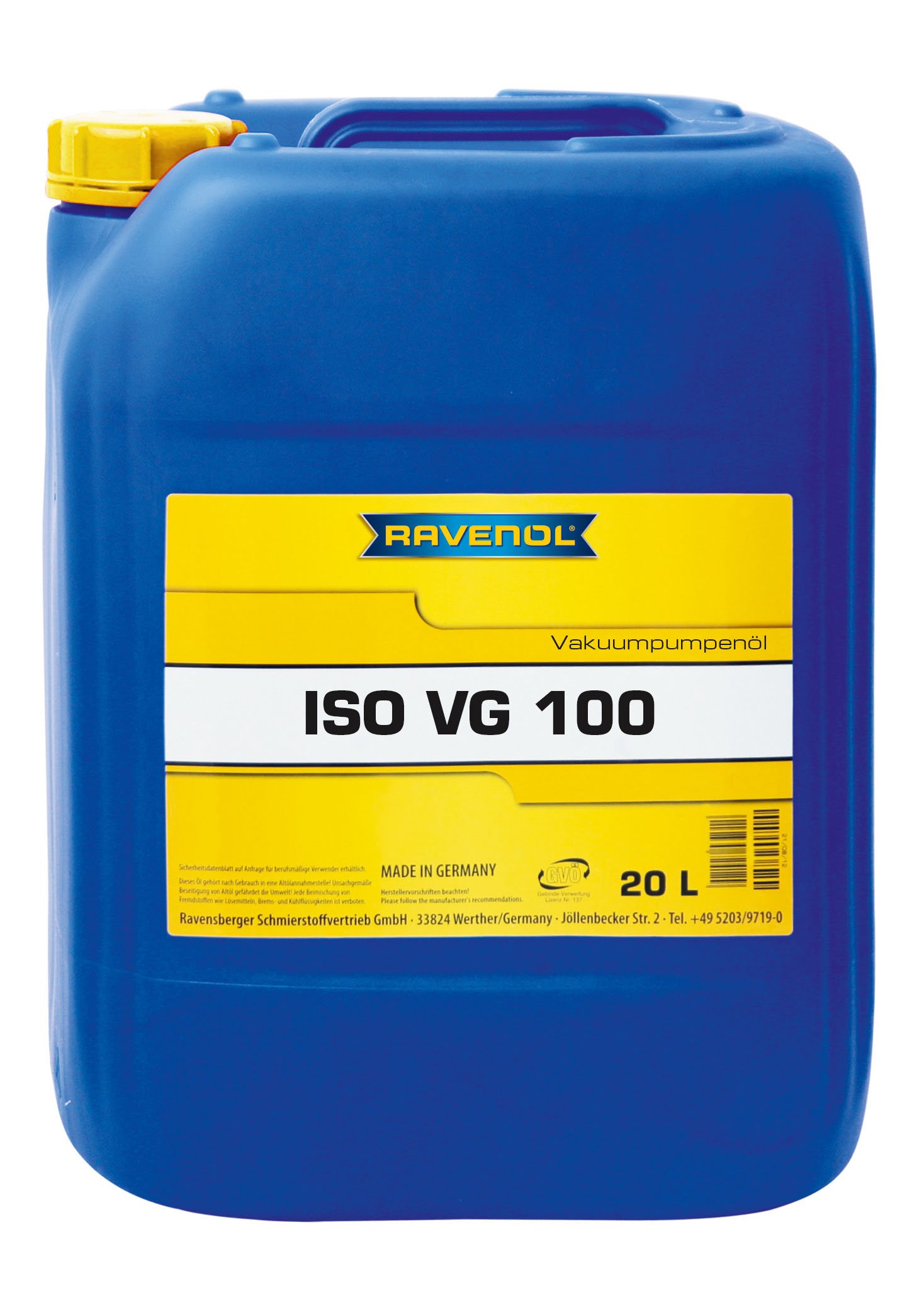RAVENOL Vakuumpumpenoel ISO VG 100