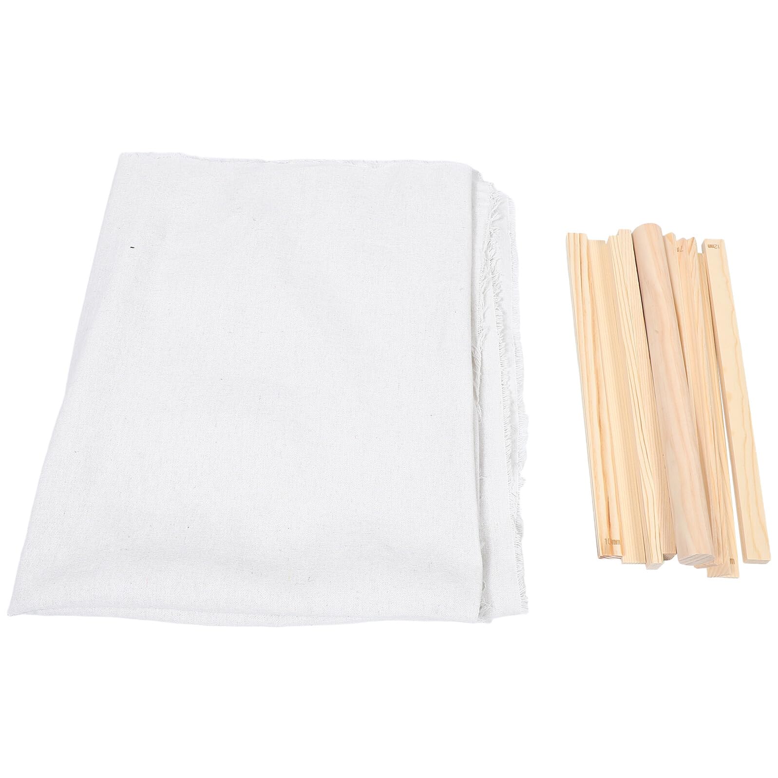 Sewroro Herramientas de Cerámica Profesional con Rodillo de Madera para Arcilla Guías de Grosor Resistente para Modelado y Escultura Barro