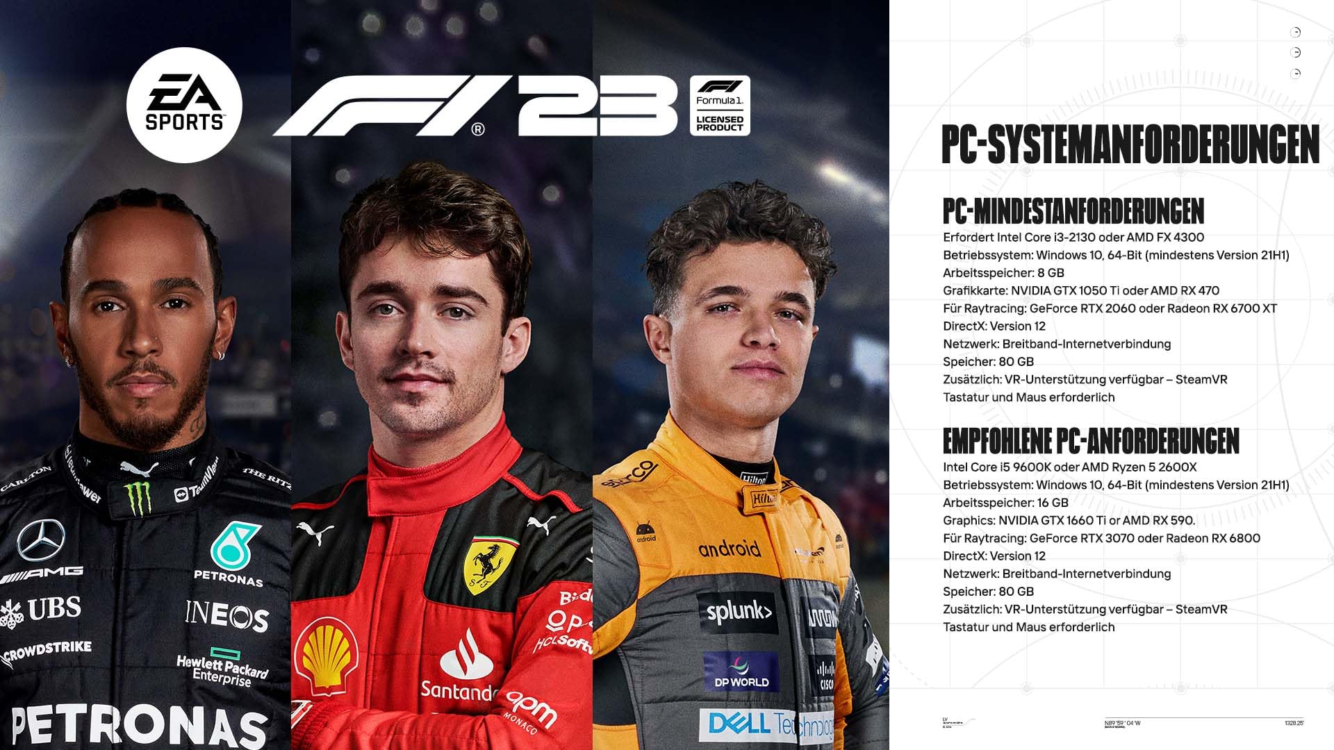 F1 23 Standard PCWin | Download Code EA App - Origin | Deutsch