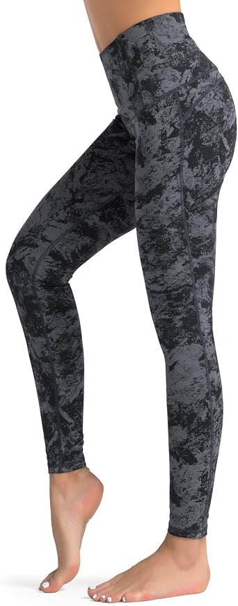 Dragon Fit Womens Stretch Workout Leggings Tummy Control Yoga Pant Pockets