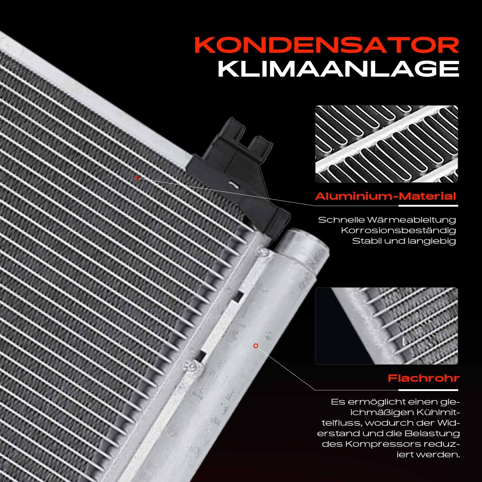 Frankberg 1 x klimatyzator kondensatorowy kompatybilny z Yaris KSP13 NCP13 NHP13 NLP13 NSP13 1,0 l 1,3 l 2010-2022 Yaris furgon/hatchback P13 1,0 l 1,3 l 2012-2015