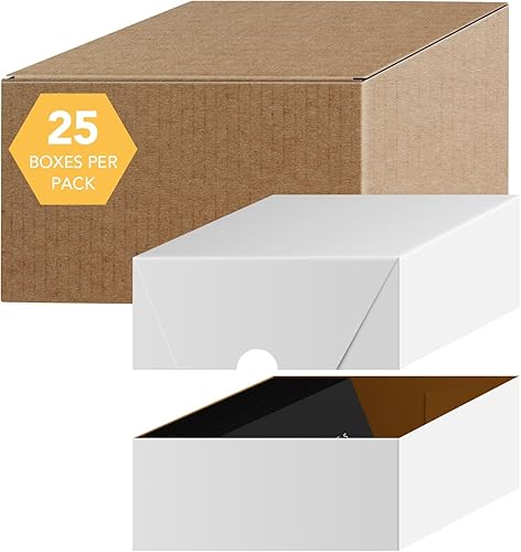 Miniatura 7 de Cajas plegables blancas para tarjetas de presentación, 25 por paquete, (12 x 3 12 x 2 pulgadas)