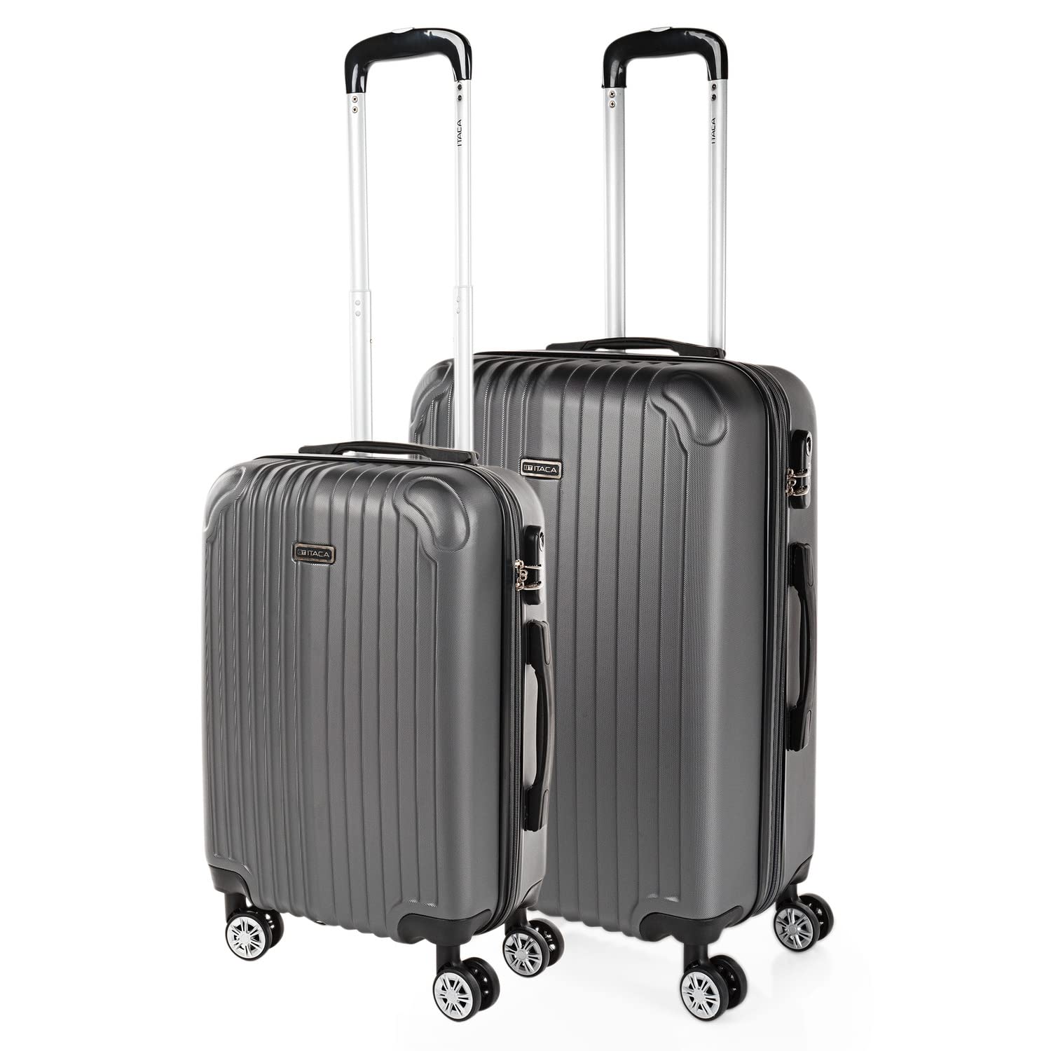 ITACA - Maletas Grandes De Viaje Rígidas Ligeras con 4 Doble Rueda 360° Maleta Grande 23 Kilos Alta Resistencia Extensible Maleta XL Duradera, Mandarina — view 79
