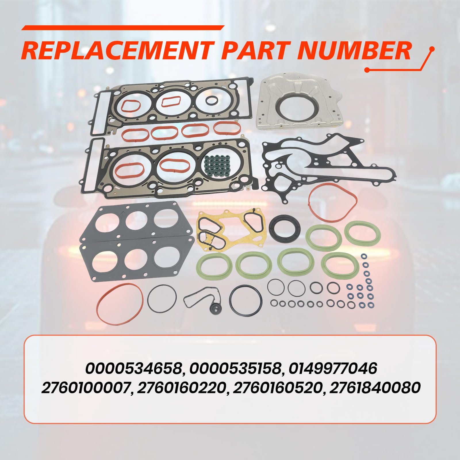 Amazon.com: YDMON 2760160220 Cylinder Head Gasket with Seal Set 