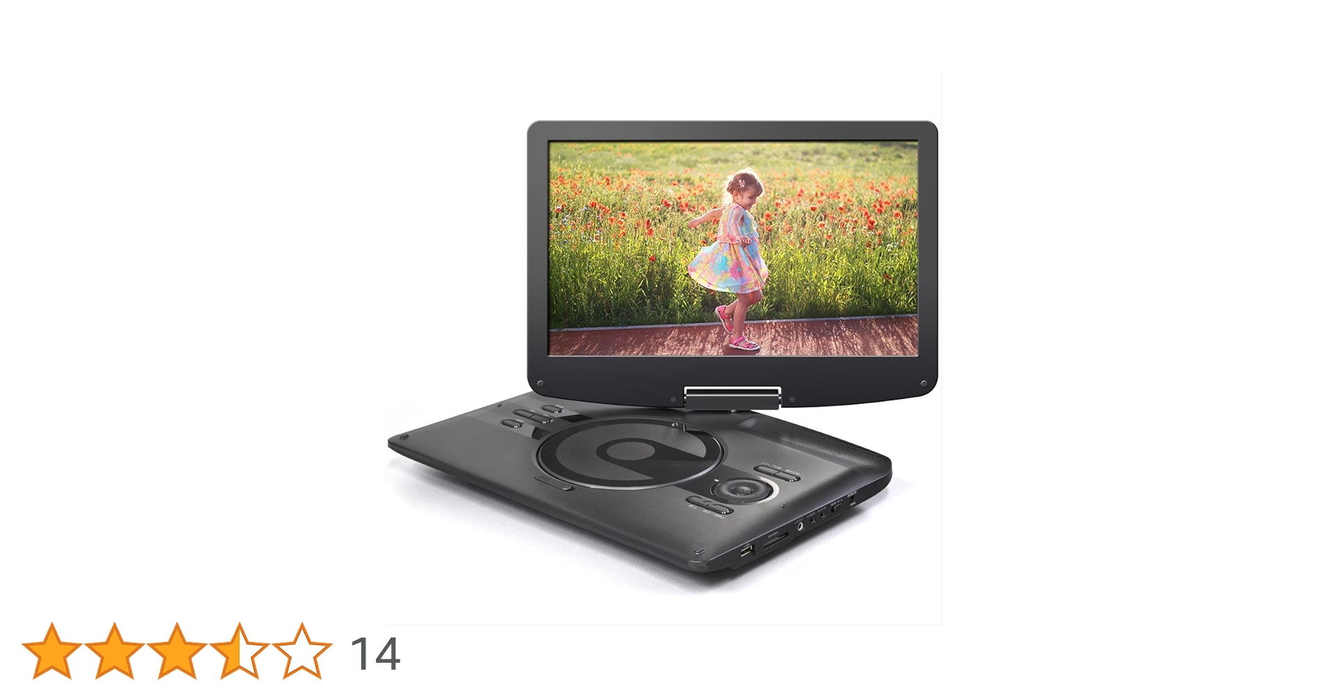 Amazon | ベルソス 12.5インチ ポータブルDVDプレーヤー 車載