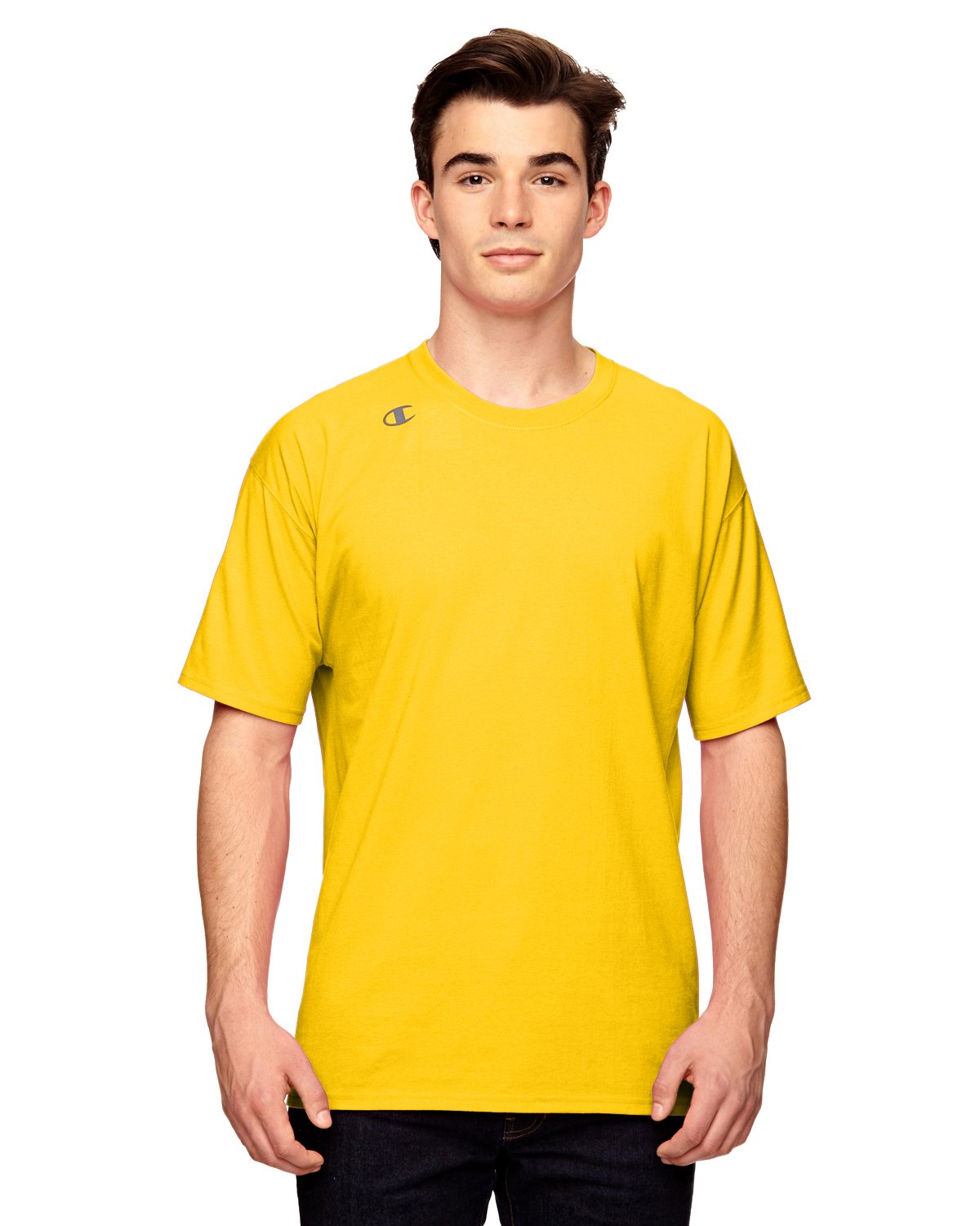 Champion Men's Double Dry Cotton Short-Sleeve T-Shirt