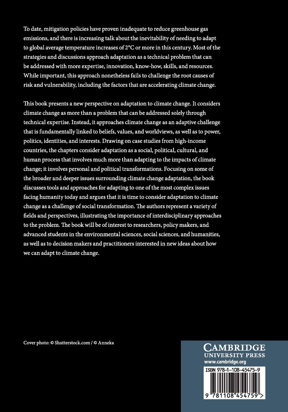 The Adaptive Challenge of Climate Change