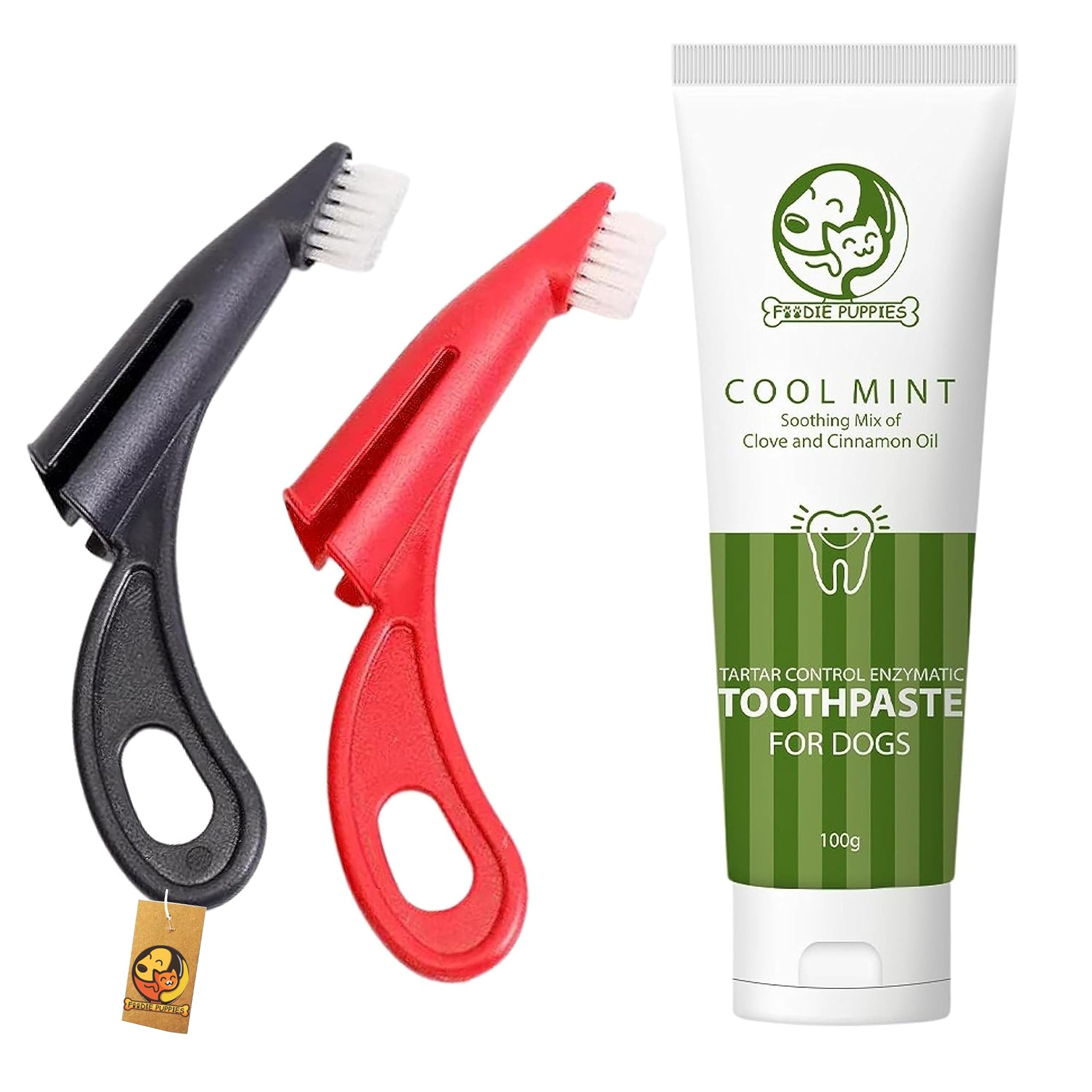 See full amazon price history chart for Foodie Puppies Dental Care Kit for Dogs and Puppies | Combo of Cool Mint Toothpaste, 100gm and Devil Toothbrush | Reduces Plaque & Tartar Buildup | Soothing Mix of Clove and Cinnamon Oil Foodie Puppies Dental Care Kit for Dogs and Puppies | Combo of Cool Mint Toothpaste, 100gm and Devil Toothbrush | Reduces Plaque & Tartar Buildup | Soothing Mix of Clove and Cinnamon Oil (B0CC8LC5TR) Amazon Price History, Amazon Price Tracker