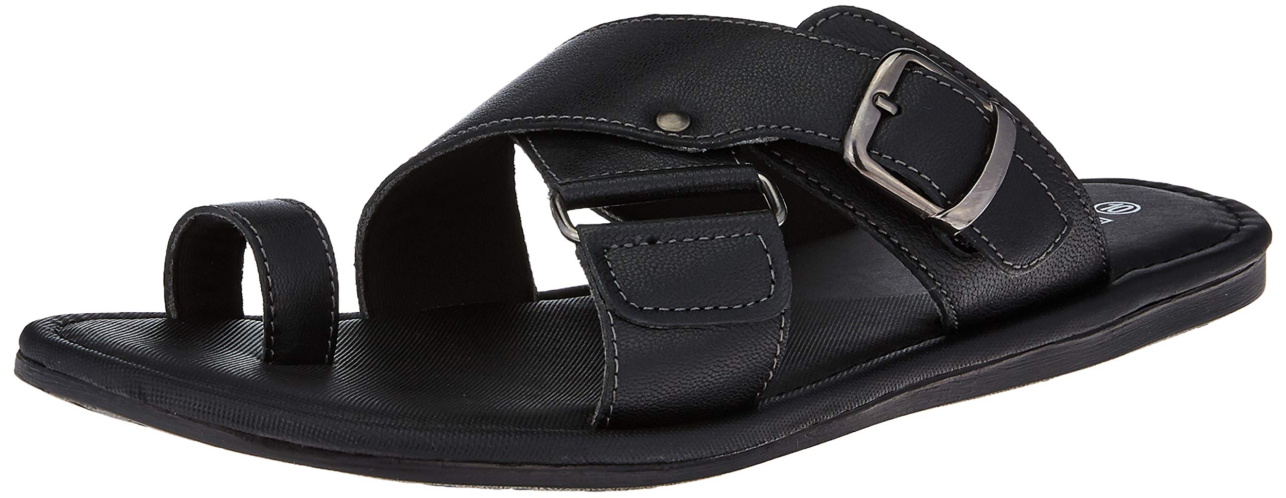 Extacy By Red Chief Mens Leather Slippers Black Flip-Flops-8 Kids UK (EXT170 001) (B0842Z28XC) Amazon Price History, Amazon Price Tracker