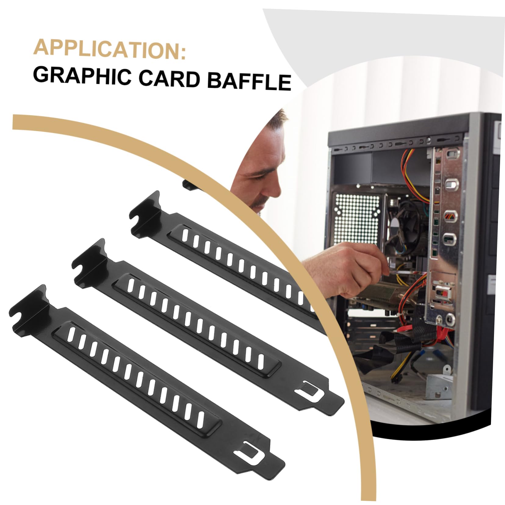 4 Set Copertura Slot Pci Per Chassis Computer Inossidabile Polvere Per Fessure Posteriore Facile Installare E Rimuovere Resistenti E Robusti Per Mantenere Pulito 20 Pezzi*4