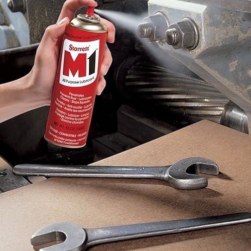 Miniatura 3 de Starrett Empty M-1 - Dispensador de lubricante industrial en aerosol, ideal para profesionales y mejoras del hogar, capacidad para hasta 1 pt. de M1