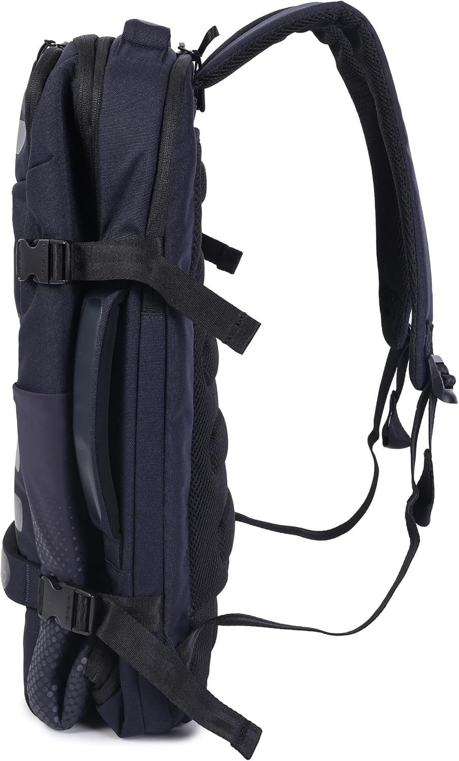 Hedgren TRIP LARGE Travel Backpack – Expandable, Water-Repellent RPET, Carry-On with RFID Protection, Laptop & Clothing Compartments, Rain Cover & Smart Sleeve - 36.2 L (Peacoat Blue)