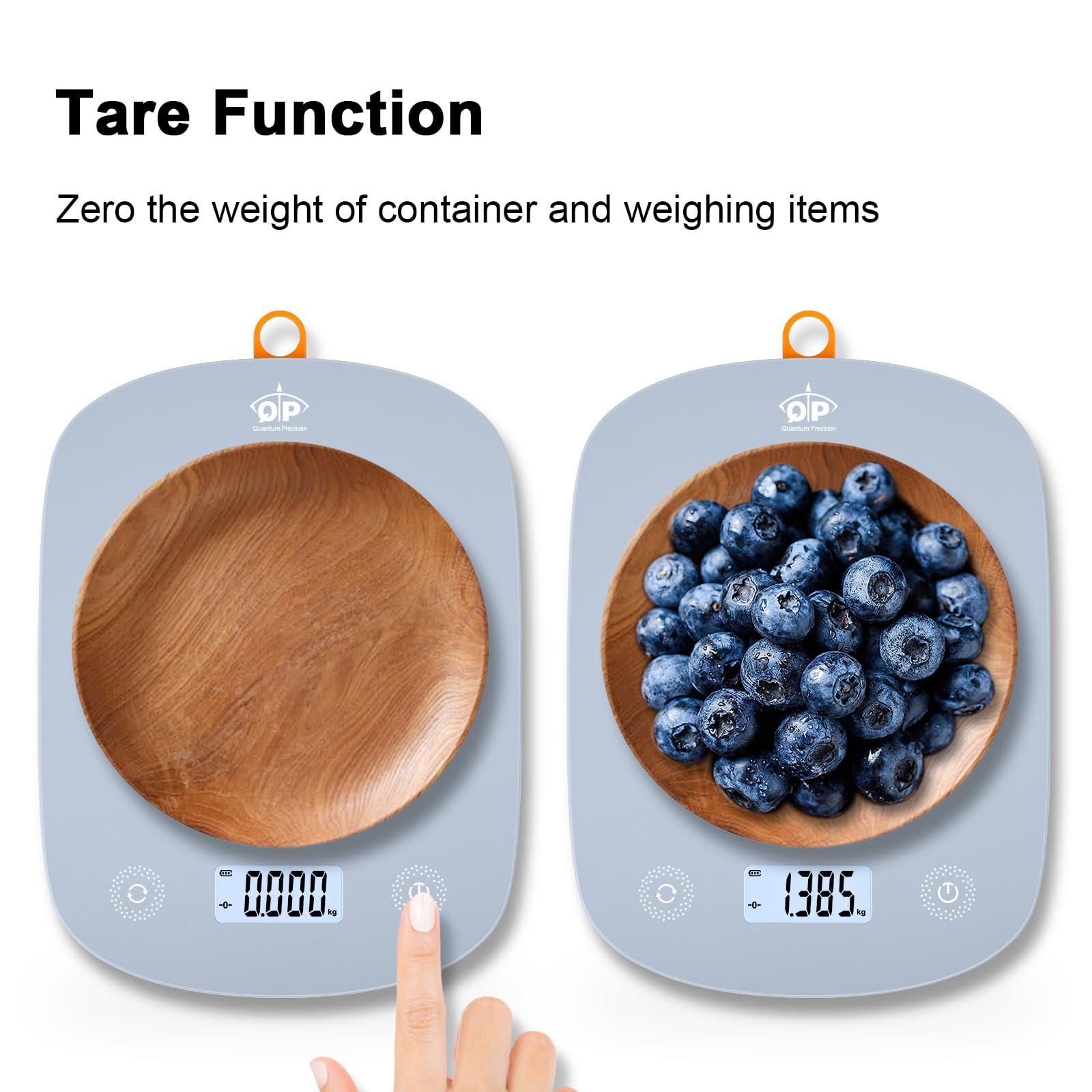 Báscula digital de alimentos, báscula digital de cocina de 11 libras, báscula de carne de alta precisión de 0.04 oz, 6 unidades, báscula de cocina con gancho, báscula de peso de cocina ultra 6