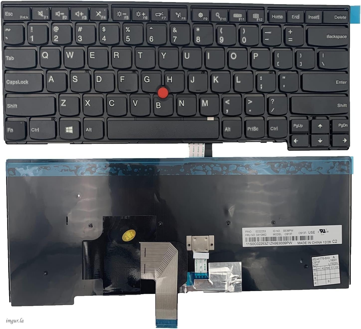 Laptop Replacement US Layout Keyboard for IBM Lenovo THINKPAD T440 T440P T440S T450 T450s T460 T431s E431 e440 l440 l450 l460 t450s 01AX340 04Y0874 01AX332 01AX335, Black