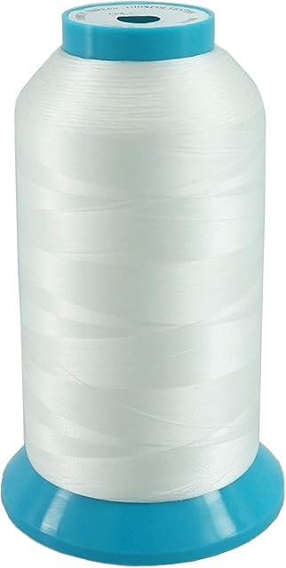 New brothread White Huge Spool 5000M (5500Y) Bobbin Thread For Embroidery and Sewing Machines