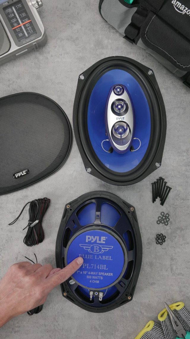 Amazon.com: Pyle 6x9/7x10 car Speakers 4-Way Quadriaxial Full