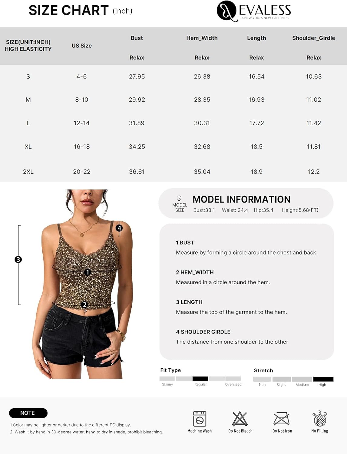 EVALESS Women Sequin Built-in Bra V Neck Tank Tops Summer Adjustable Spaghetti Straps Going Out Sleeveless Cami Shirts - Image 7