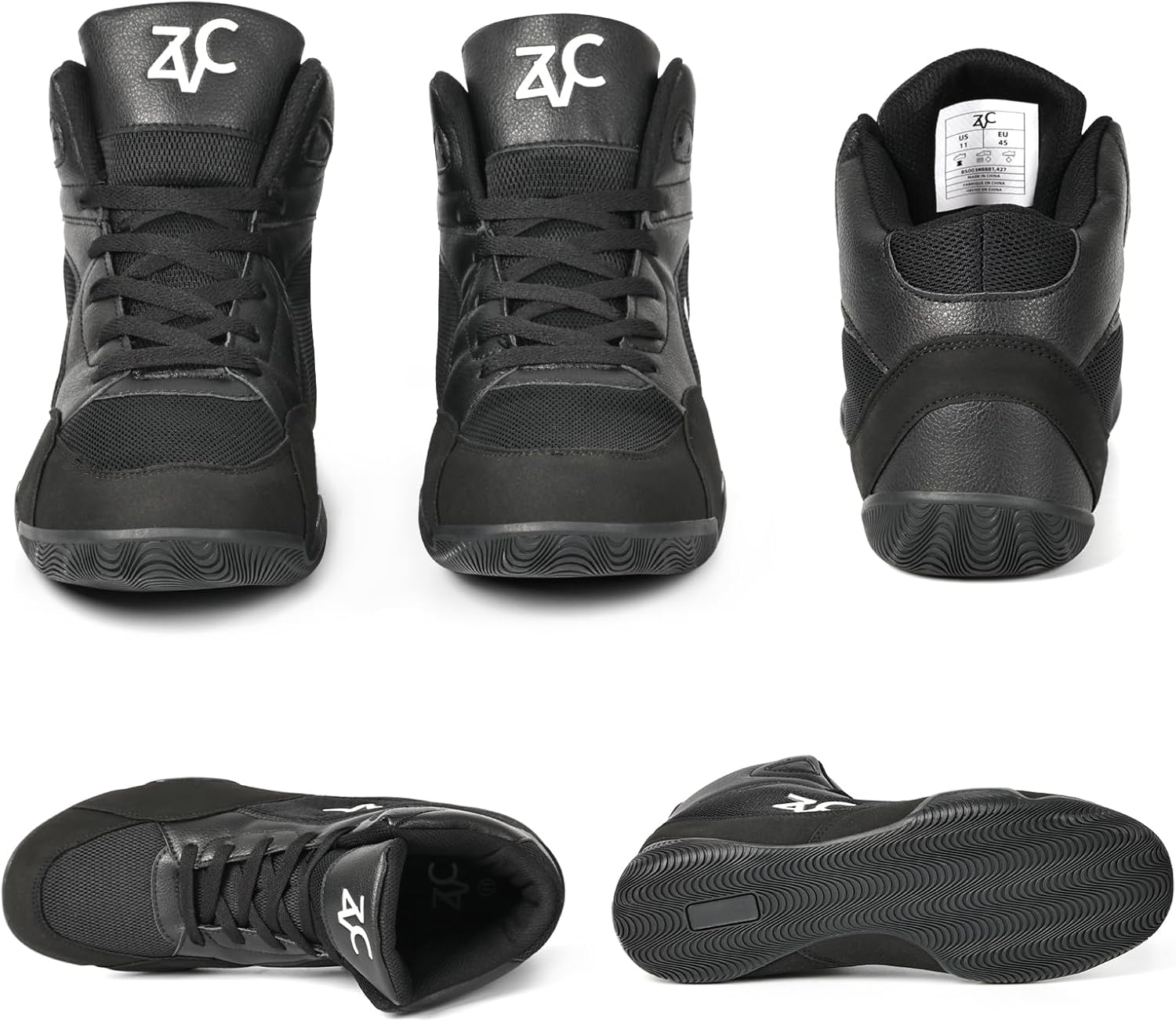 ZVC Wrestling Shoes Men Boxing Shoes for Fighting Shoes Powerlifting Bodybuilding Boots Footwear - Image 7