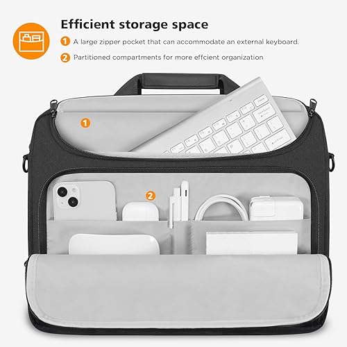 Miniatura 3 de KIZUNA Funda para portátil de 17 pulgadas para Legion 55iLG gram 1717.3" MSI 17Dell G717 IdeaPad 3i Gen7HP Gaming Pavilion 17Ideapad 700, color negro