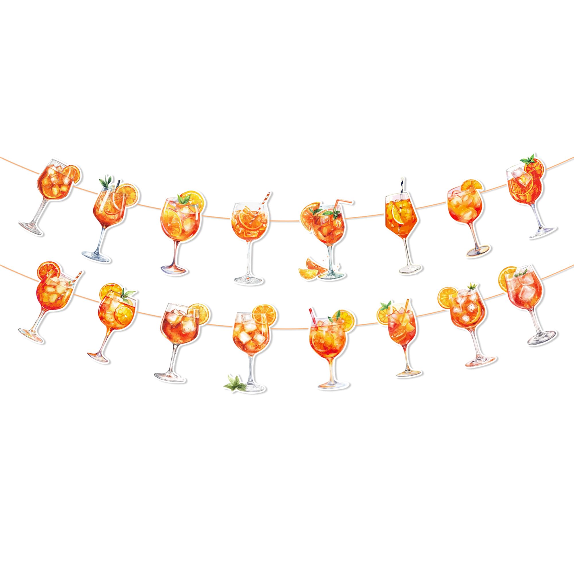 CC HOME Orange Soda Happy Birthday Banner Party Hanging Banner Orange Juice Beverage Theme Birthday Bridal Wedding Shower Home Classroom Party Supplies Decoration