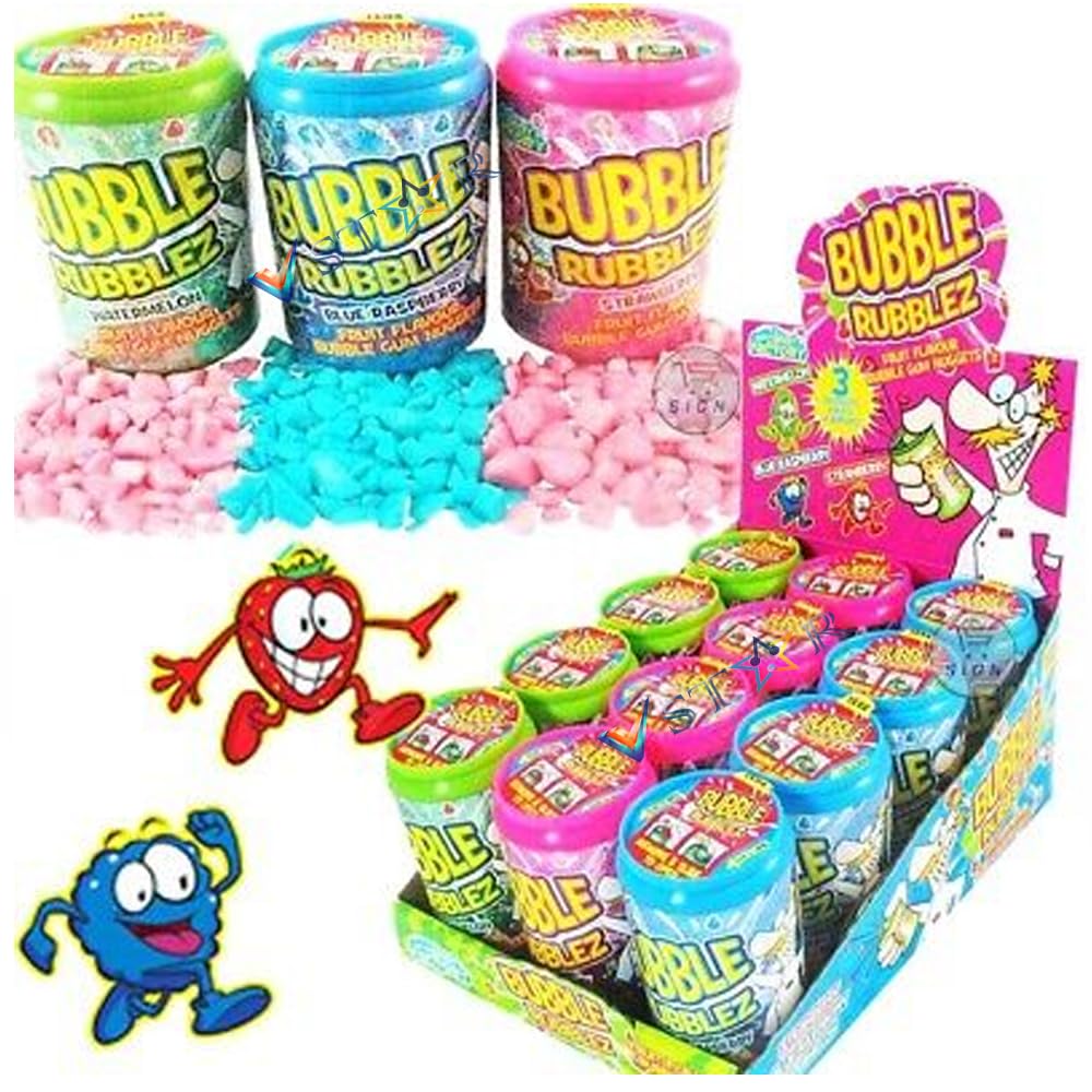 Crrazy Candy Factory Bubble Rubbles 60g (12)