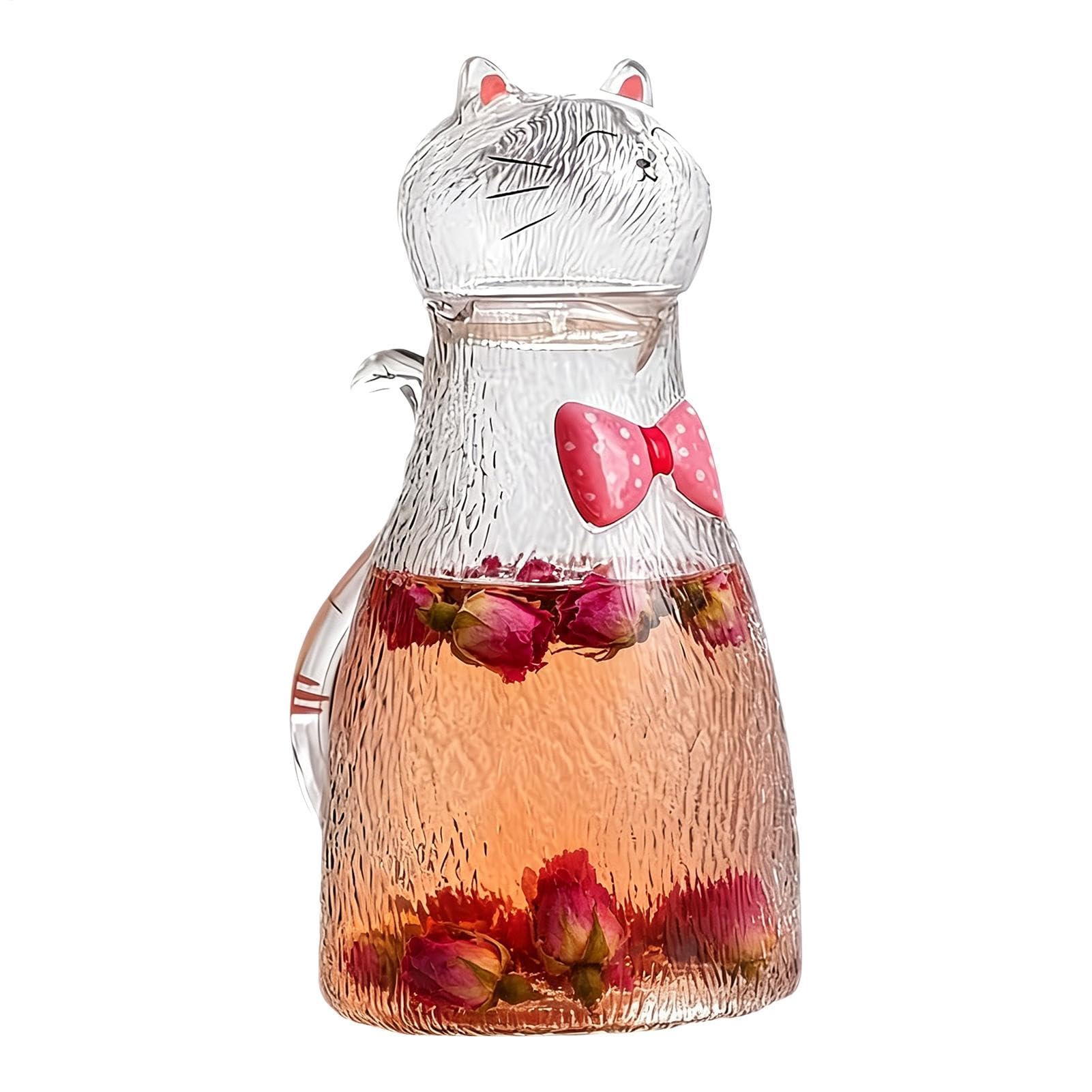 in da Tè 1,8 L Capiente Trasparente Con Gatto
