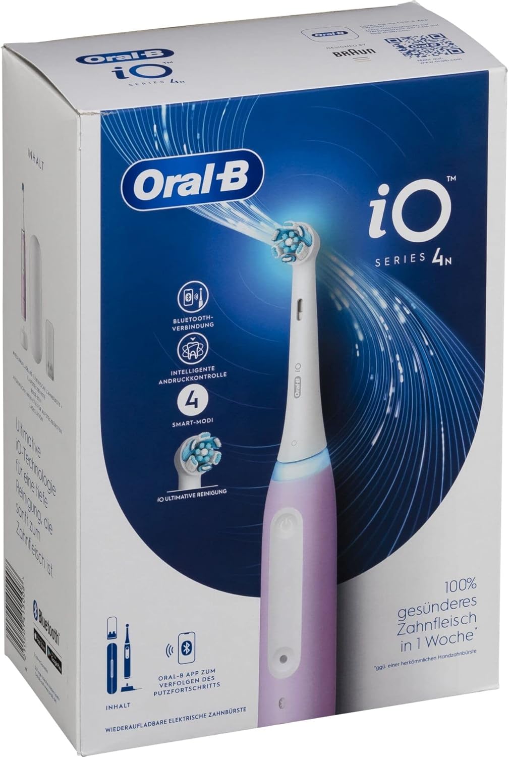 OralB iO Series 4 Electric Toothbrush/Electric Toothbrush, 4 Brushing