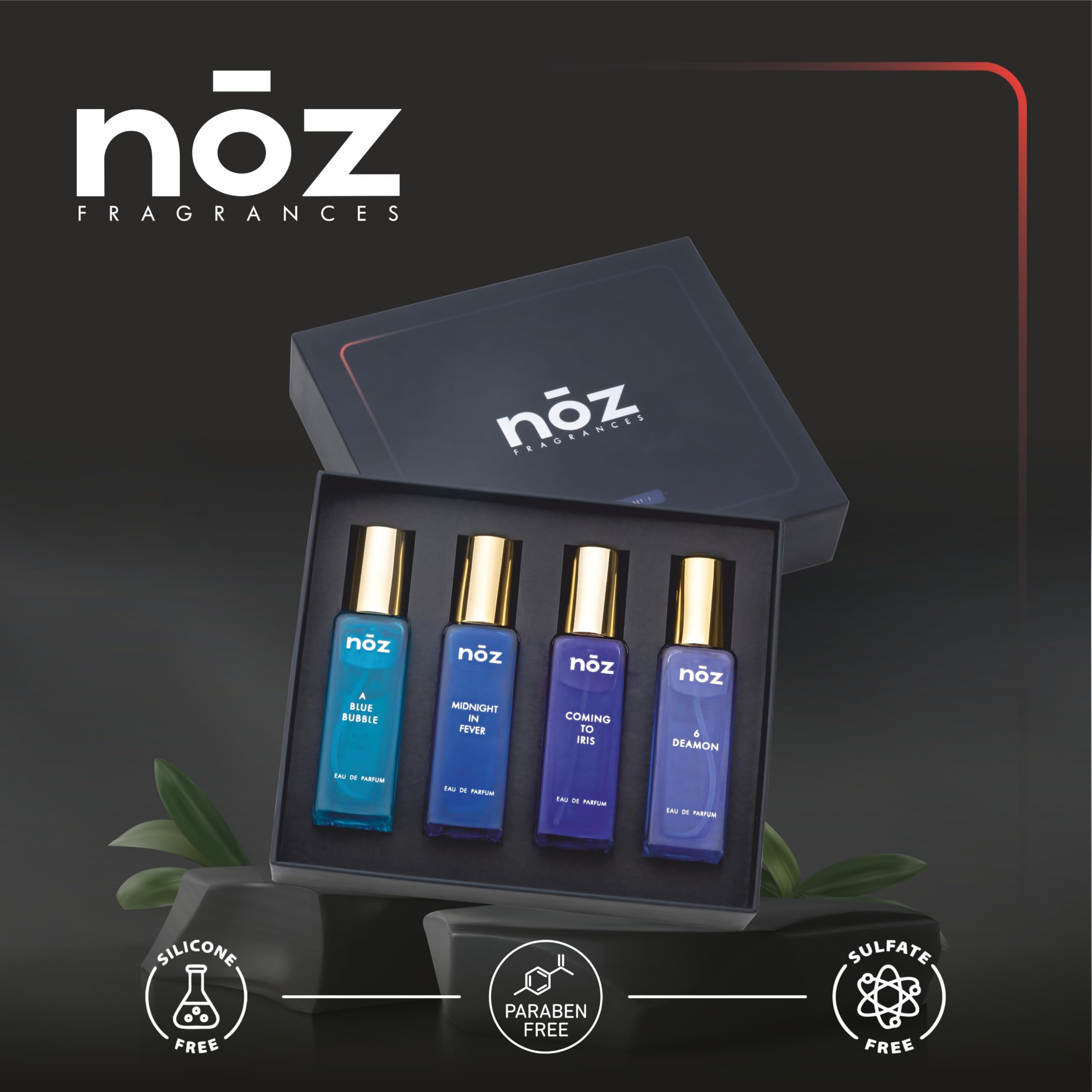 Buy NOZ FRAGRANCES Discovery Perfume Set (4x20ml) | Blue Bubble, 6