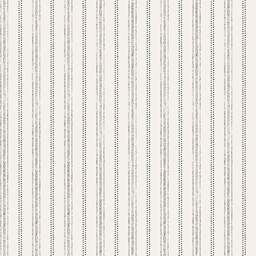 Tempaper Papel tapiz extraíble de rayas náuticas grises, 20.5 pulgadas x 16.5 pies, fabricado en los Estados Unidos