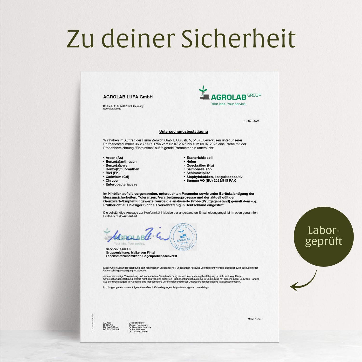 Kulturen Komplex für Frauen Intimflora * mit 100 Mrd. KbE/g - mit Milchsäurebakterien, Cranberry & B - 7 Lactobacillus Stämme Floraintima von NATURTREU®
