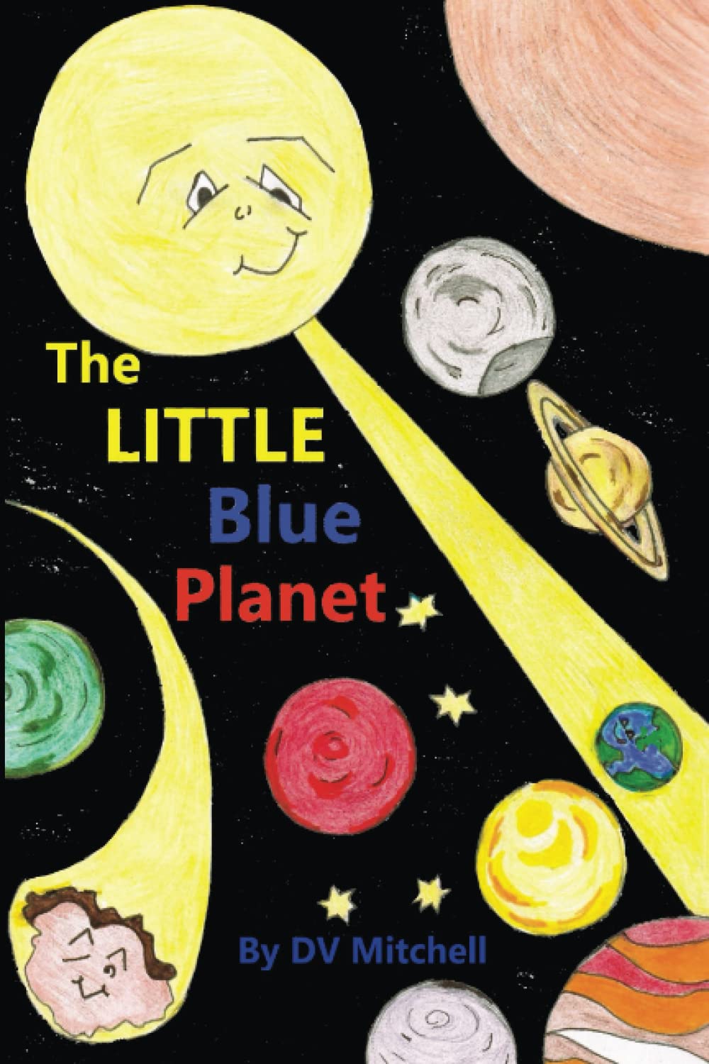 The Little Blue Planet: (With coloring pages and drawing pages activities)