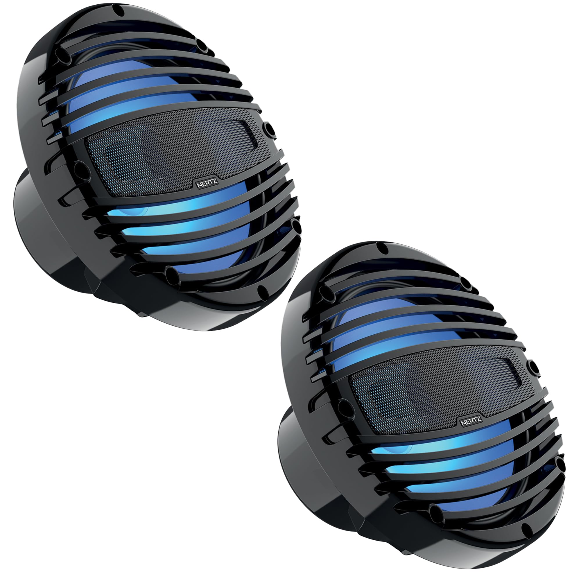 Hertz HMX 8-LD-TC - Altavoz coaxial marino (20 cm, LED RGB)