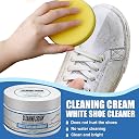 White Shoe Cleaning Cream, Shoes Whitening Cleansing, Stain Remover Cleansing Cream for Shoe, Sneaker Cleaner White Shoes, No-Wash, for Leather Shoes, Sports Shoes - 260GM gallery image
