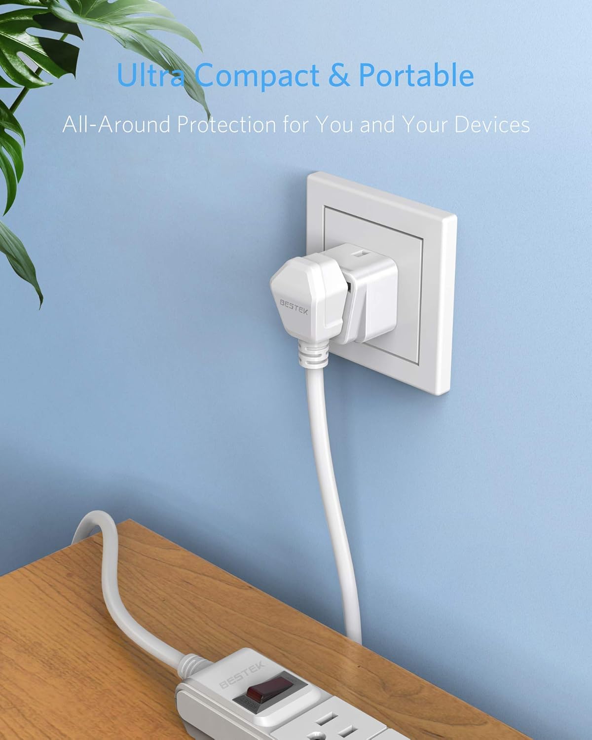 European Travel Plug Adapter, BESTEK Worldwide Travel Plug Adapter Set Type E/F(Most of EU)+Type A, G, C, D,L,I,N,H